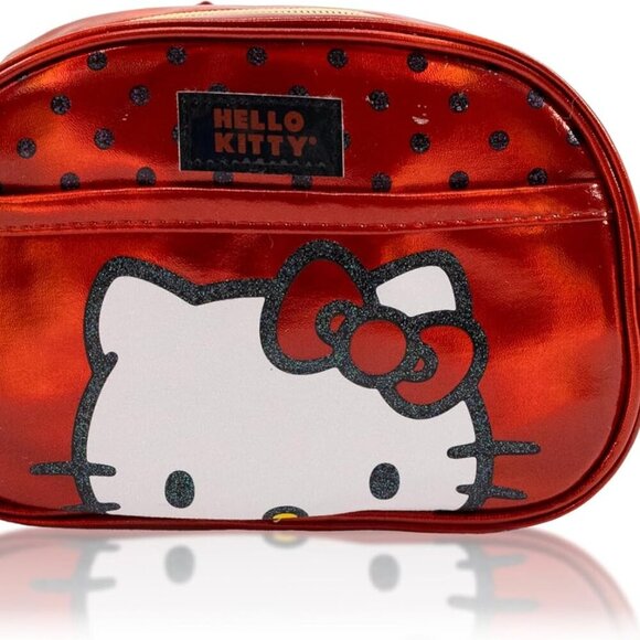 Sanrio Hello Kitty Purse Crossbody Handbag for Women | Hello Kitty Metallic Viny - Picture 1 of 6